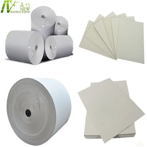 Thick grey chip board 1.0mm carton paper stocklot rolls