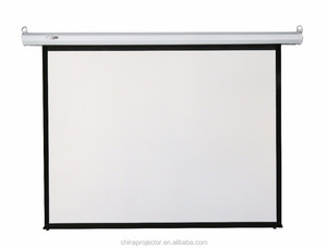 100Inch 120Inch 150Inch Rạp Hát Tại Nhà Màn Hình Chiếu Điện Bằng Nhôm Có Động Cơ Trong Màn Hình Máy Chiếu Trần - Product Image 2
