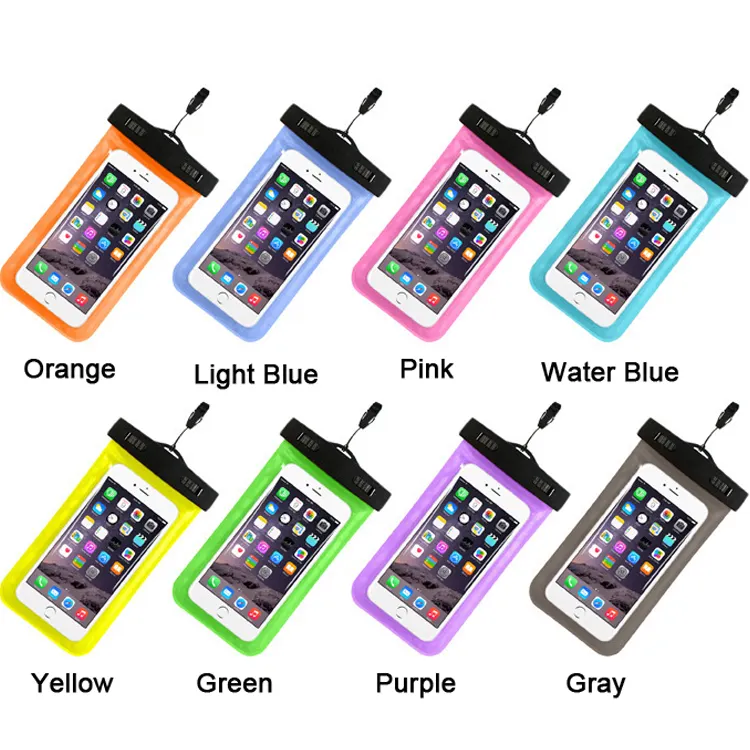 universal waterproof phone case with Chain fit for almost all phones waterproof for 30 meters