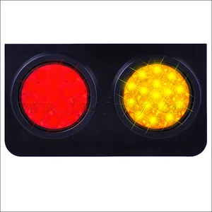 32 LEDs Rechteck Fahrzeug LKW Anhänger LED Rücklicht, STOP/Turn/Reverse/Backup