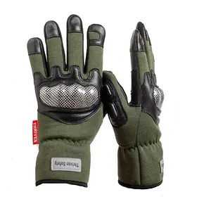 carbon fiber impact cut resistant mechanic gloves