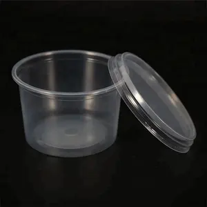 350 - 1000ml PP פלסטיק חד פעמי מזון מיכל מיקרוגל בטוח