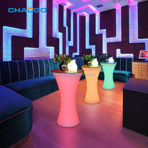 Table lumineuse à télécommande avec 16 couleurs, portable, <span class=keywords><strong>LED</strong></span>, pour <span class=keywords><strong>bar</strong></span> à cocktails, mariage en plein air - Product Image 1