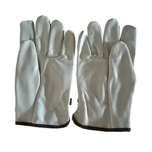 Pas cher En Cuir De Vachette Machiniste Travail Gants De Conduite De Voiture