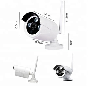 Système de <span class=keywords><strong>caméra</strong></span> de sécurité ip, 8ch, vision nocturne, cctv à domicile, kit de moniteur à 8 caméras, 3mp, wifi, sans fil, nvr - Product Image 2