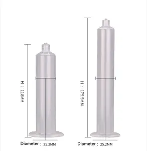 White 투명 3cc/5cc/10cc/30cc/55cc/300cc 붙 디스펜서 주사기