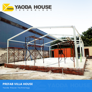 Éco pratique durable de luxe bien conçu en acier préfabriqué bungalow maison style plans et dessins projets préfabriqués villa - Product Image 2
