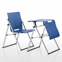 Chaise de bureau Flexible et pliante, avec chariot, tenue pour salle d'entraînement, vente en gros, nouveau design 2018
