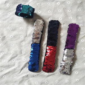 2018 nouveaux Bijoux De Mode Coloré Magique Réversible Paillettes Bracelet En Gros - Product Image 2