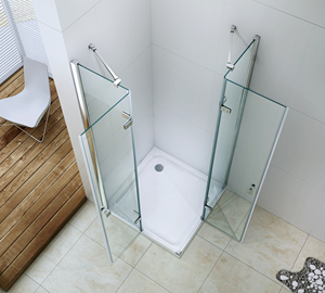 Diseño de marco de aluminio puertas correderas de <span class=keywords><strong>doble</strong></span> de carril abierto inferior <span class=keywords><strong>Puerta</strong></span> de ducha <span class=keywords><strong>puerta</strong></span> - Product Image 2