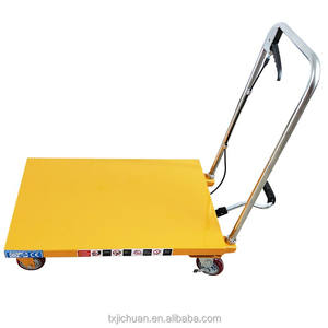 Chariot élévateur à ciseaux manuel Jichuan - Service léger 910x500x52mm Table Capacité 40kg Fabriqué dans le Jiangsu - Product Image 5