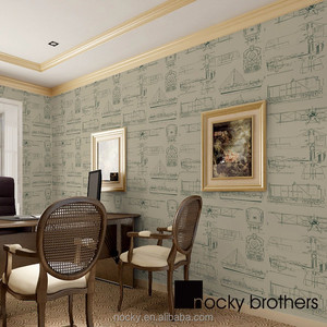 La carta da parati carta da parati tessuto non tessuto di carta da parati Europea Contemporanea e contratti per Studente dormitorio camera dei bambini Studio - Product Image 2