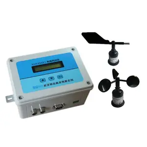 RS232 RS485 GPRS Năng Lượng Mặt Trời năng lượng tốc độ Gió hướng ghi khí tượng thu thập dữ liệu instrument với khung Hình Tam Giác