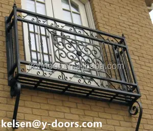 Balcony guardrail and balustrade matching window are available cn fuj grill wrought iron window guard