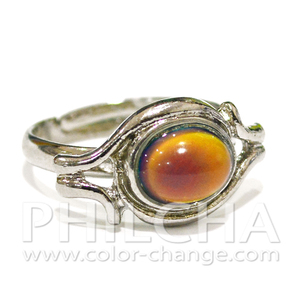 Anillos de Aleación Modernos con Piedras que Cambian de Color, Diseño Especial Ajustable para Mujeres y Niñas - Product Image 6