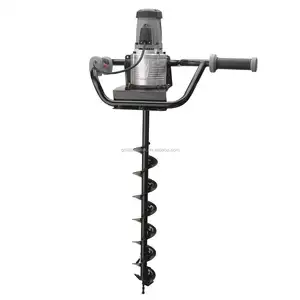 Electric Earth Auger with 4 Inch Bit | 1,200W and 1.6HP Power head