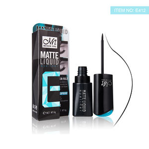Menow <span class=keywords><strong>E412</strong></span> OEM \ ODM marque privée maquillage durable imperméable à l'eau mise en forme mat Anti-bavure liquide eyeliner cosmétiques usine en gros - Product Image 5