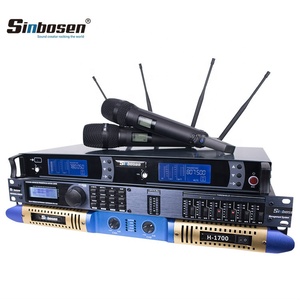 Dual channel wireless microphone âm thanh bộ vi xử lý câu lạc bộ đêm hệ thống âm thanh - Product Image 2
