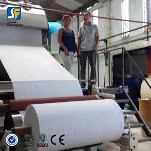 Kleine Schaal Afval Papier Recycling Plant Toiletpapier Productie Machine Voor Verkoop