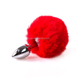 Tapón <span class=keywords><strong>Anal</strong></span> de Metal de Acero Inoxidable con Cola de Conejo para Juegos de Rol en Pareja - Product Image 5