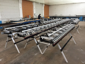 Flexible <strong>Manual</strong> Thin Steel Sheet Folding <strong>Machine</strong> with Slitter - Product Image 3