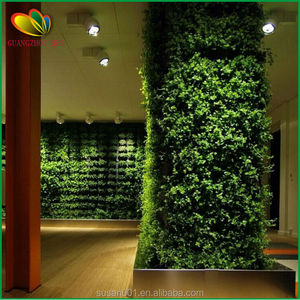 Interior pared verde artificial plástico tela artificial plantas artificiales hierba pared - Product Image 3