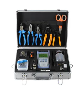 Shenzhen Telecommunications Fiber Optic ftth Network Tool Kit Set Drop Cable Cutting Stripper Jointing Tools