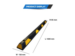 1830Mm Cao Su Tái Chế Linh Hoạt 183CM Khối Chặn Bánh Xe - Product Image 5