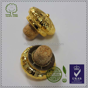 Tapa de corona UV con tapón de corcho de Portugal para regalos promocionales y comerciales XO - Product Image 2