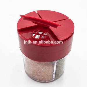 Pots à <span class=keywords><strong>épice</strong></span>s en plastique multi-chambres, 4 en 1, de 100ml, mini bocaux à <span class=keywords><strong>épice</strong></span>s, en plastique, livraison gratuite - Product Image 3