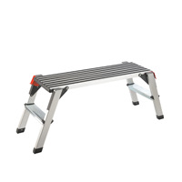 Échelle pliante pour voiture, équipement de lavage moderne, plateforme de travail mobile en aluminium, escalier à marches, échelle à 2 marches, hôtel moderne
