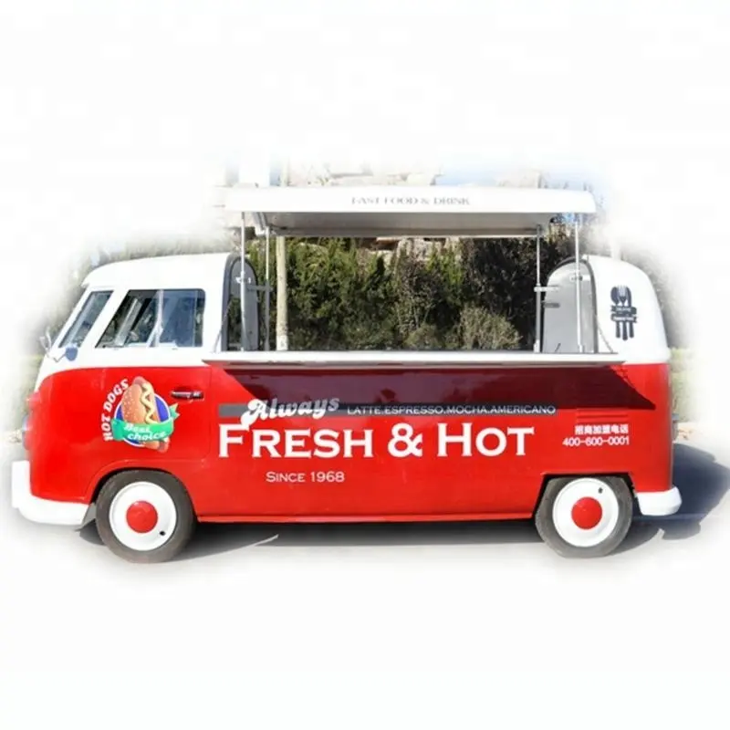 New design electric fast mobile food Van/ANDY mobile food carts for sale
