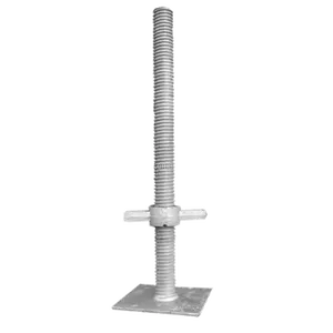 Solide/Hohl Einstellbare Gerüste Basis Jack stahl unterstützung bein