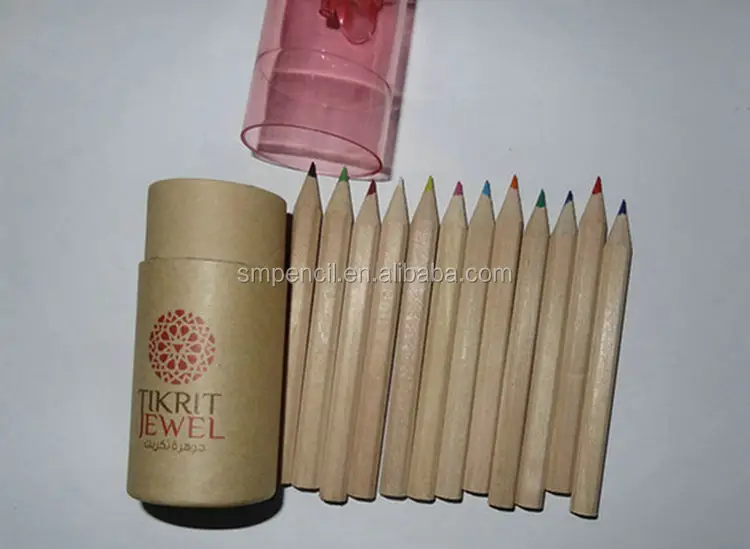 حار بيع 2016 جديد المنتجات السائبة لون قلم خشبي بابا دوت كوم