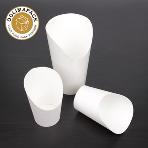 Gobelet en papier, gobelet à frites en kraft, cône à frites en papier imprimé - Product Image 4
