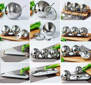 Frascos de especias al por mayor azucarero tarro de la especia de acero inoxidable <span class=keywords><strong>para</strong></span> la venta - Product Image 4