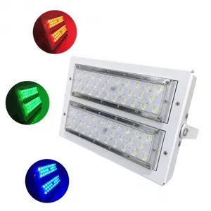 Fabricante de luces 50W 100W 200W 300W 400W 500W pista de tenis área deportiva IP66 publicidad LED RGB Luz de inundación precio