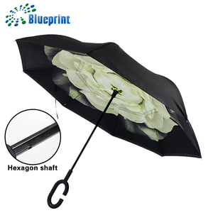 <span class=keywords><strong>Pas</strong></span> <span class=keywords><strong>cher</strong></span> coupe-vent impression personnalisée double couche <span class=keywords><strong>parapluie</strong></span> <span class=keywords><strong>inversé</strong></span> - Product Image 2