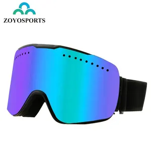 ZOYOSPORTS Hot Sale Scratch Resistant Oem Anti Fog Winter Snowboard Ski Sports Eyewear Uv Magnetic Frameless Snow Goggle