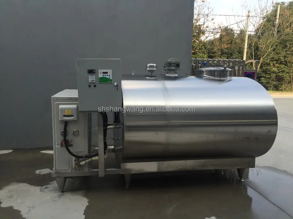 Tanque de refrigeración de leche de 4000L, depósito de almacenamiento de leche para uso agrícola