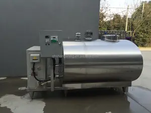 Réservoir de refroidissement du lait 4000l/réservoir de stockage du lait/réservoir de stockage du lait à usage agricole