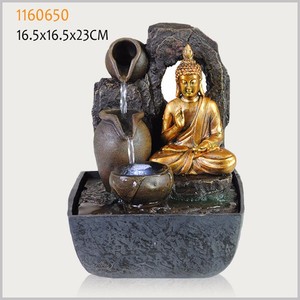 2017 adornos de resina de buda fuente - Product Image 6