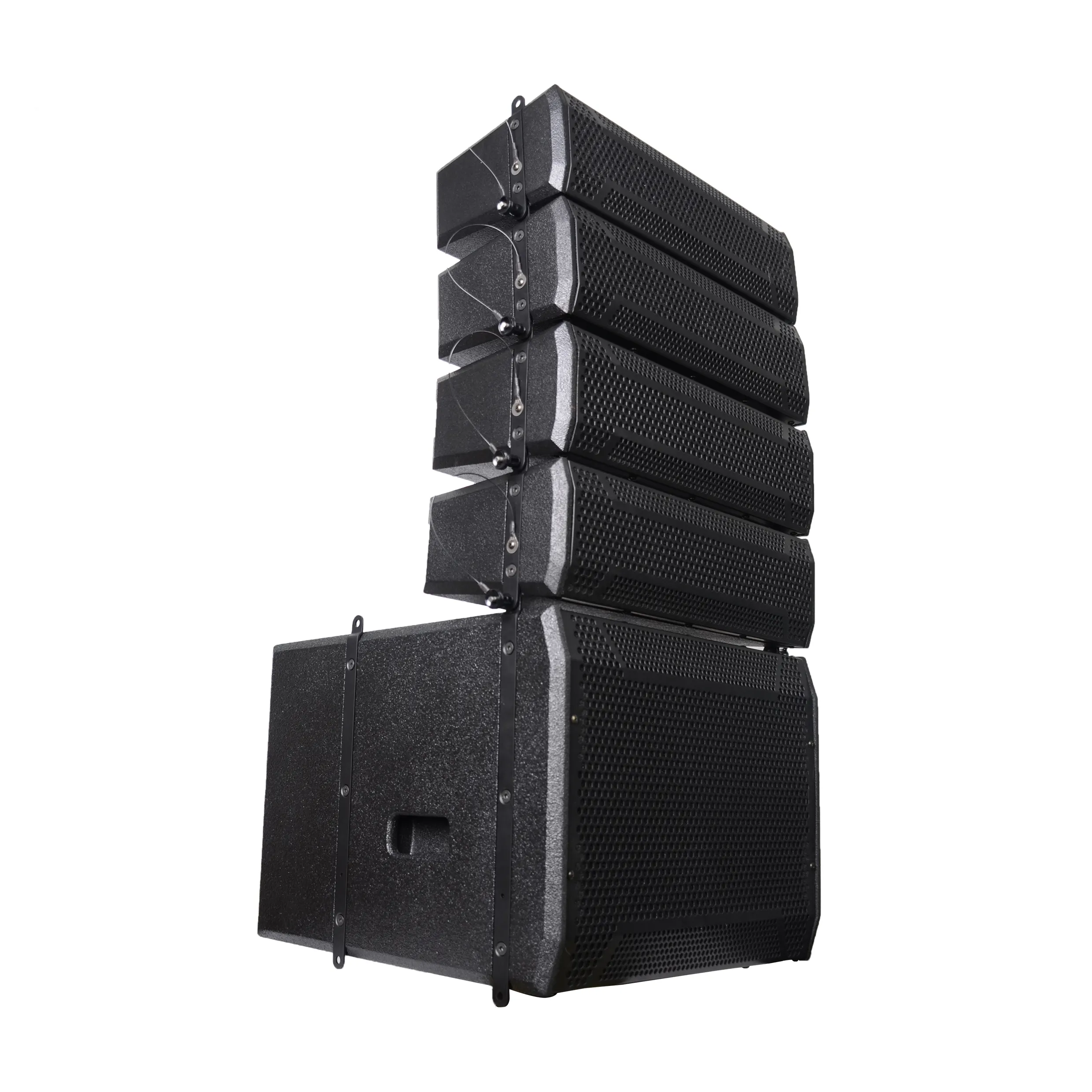 Accuracy Pro Audio LA412D-KIT Array Speakers System 1000W Professional Passive Line Array Speakers Audio PA Sound System