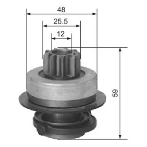 Engranaje de Arranque Bendix para <span class=keywords><strong>VW</strong></span> Jetta 54-9175 1006209710 132216 1.01.0579.0 1006209544 0001108094 - Product Image 1