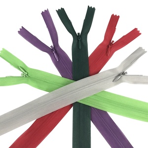 Sản Phẩm Mới Chất Lượng Tốt <span class=keywords><strong>3</strong></span> Close End Ren Dây Kéo Vô Hình Zip Tùy Chỉnh Reversible Dây Kéo Vô Hình - Product Image 6