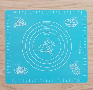 Tapis de cuisson <span class=keywords><strong>en</strong></span> <span class=keywords><strong>silicone</strong></span> antiadhésif <span class=keywords><strong>plaque</strong></span> de cuisson Table gâteau Fondant pâte roulant pétrissage tapis de pâtisserie avec échelle Grill Pad - Product Image 5