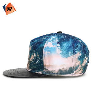 Wholesale custom By 6 units Shell Flat Brim hip hop SnapBack hats - Product Image 2