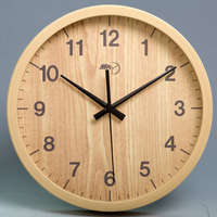 Produsen Jam Dinding Kayu Imitasi Analog Kustom Murah