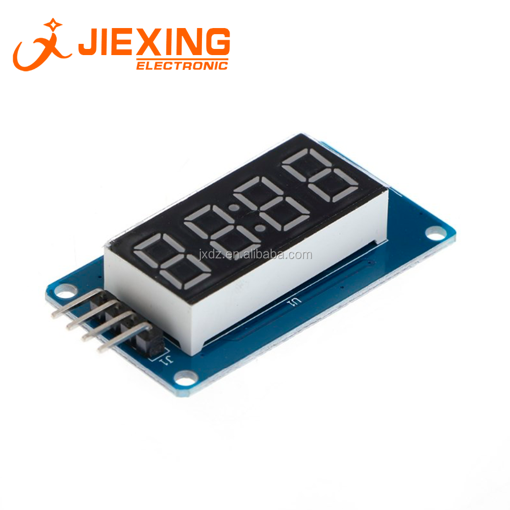 Arduino用7セグメント4桁LEDディスプレイクロックモジュール