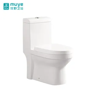 MUYE Tangki Tersembunyi Kamar Mandi, Bidet Profil Modern Ramping Putih